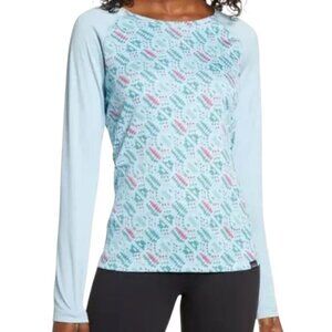 Patagonia Capilene Midweight Base Layer Long Sleeve Top Ice Fall Big Sky Blue